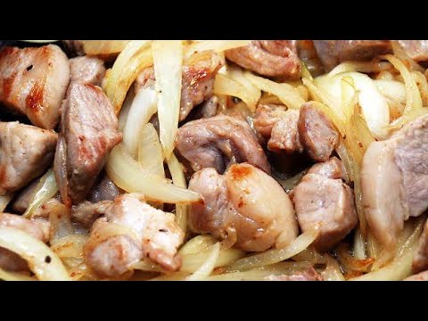 Видео: ТОМЛЕНАЯ СВИНИНА (говядина) В СКОВОРОДЕ! Мягкая и сочная.