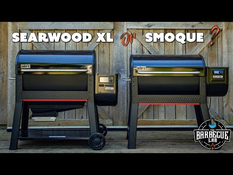 Видео: Противостояние пеллетных грилей Weber Smoque XL и Searwood XL!