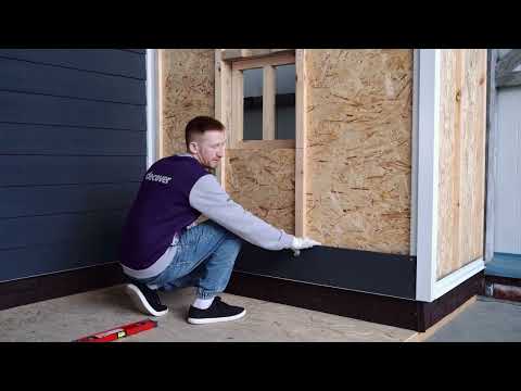 Видео: Металлические доборные элементы для фасада с фибросайдингом DECOVER