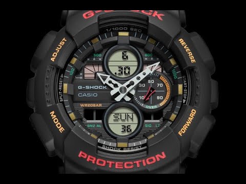 Видео: Casio G Shock GA-140-1A4 ER Современный Old School