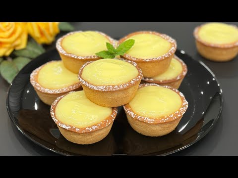 Видео: Десерт за 5 минут! 🍋Бабушкины корзинки🤩, Супер вкусно и исчезает в один миг 🤩
