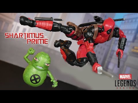 Видео: Обзор фигурки из комиксов Marvel Legends Maximum Deadpool Series от Hasbro