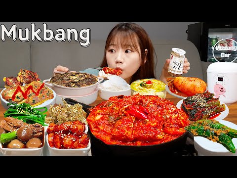 Видео: Sub)Real Mukbang- Празднование 1 миллиона, мое любимое корейское домашнее блюдо 🍱 (13 гарниров) ASMR