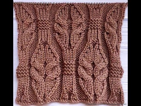 Видео: Шикарные узоры спицами для ваших изделий. Схемы.
