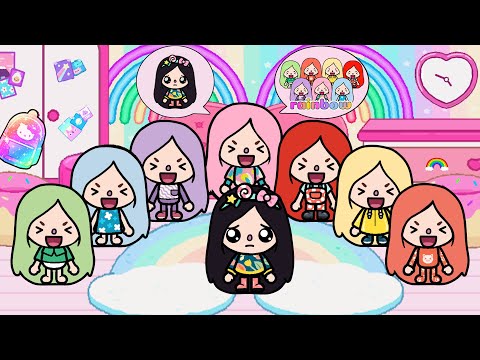 Видео: Радужные Сёстры Не Любят Меня Из-за Чёрных Волос 🌈🖤 | Грустная история | Toca Life World