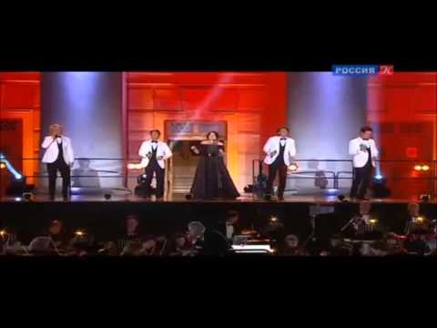 Видео: Хибла Герзмава и группа Кватро "Вечному городу вечная музыка" 2014