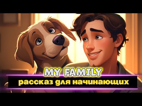 Видео: Английский на слух для начинающих. Текст My Family