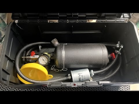 Видео: Самодельная станция для промывки форсунок. Из огнетушителя.