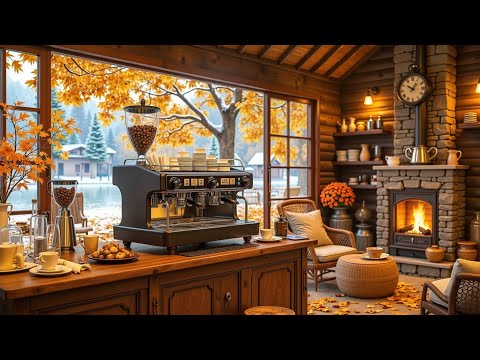 Видео: Amber Cabin Jazz | Утро с теплым кофе и плавные осенние инструментальные композиции для души