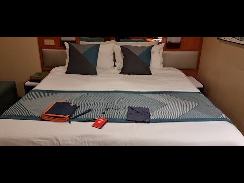 Видео: Круиз на Канары - каюта  на корабле