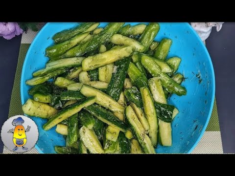 Видео: Краставици в чеснов маринад: вкусна рецепта за зимнина с чесън и копър