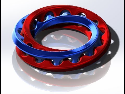 Видео: Видеоуроки SolidWorks. Кольца Мебиуса