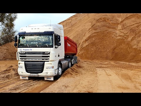 Видео: ГРУЖЕНЫЙ ПРОВАЛИЛСЯ НА АСФАЛЬТЕ,БУКСУЕМ,ВОЗИМ ПЕСОК