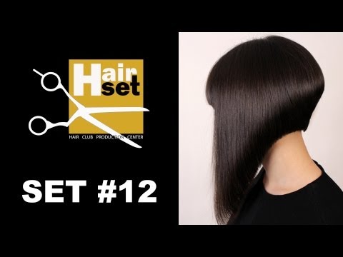 Видео: Hair Set # 12 (нейтрализация микстонами, мужская стрижка, каре на ножке - GB, RU)