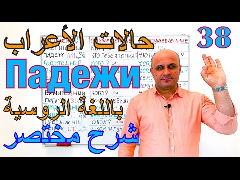 Видео: (38) حالات الاعراب في اللغة الروسية | شرح مختصر لجميع حالات الاعراب | تعلم اللغة الروسية | Падежи