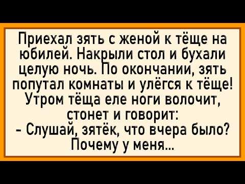 Видео: Как Зять Тёщу С Юбилеем Поздравил! Сборник Свежих Анекдотов! Юмор!
