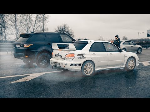 Видео: ЗРЯ ШУТИЛИ про СУБАРУ!  SUBARU WRX STI и JEEP SRT против BMW X6M и MERCEDES AMG