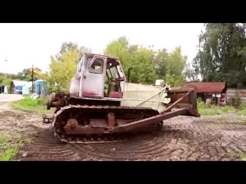 Видео: Заводим бульдозер Т-100, после  простоя / Трактор Т-100 Фильм