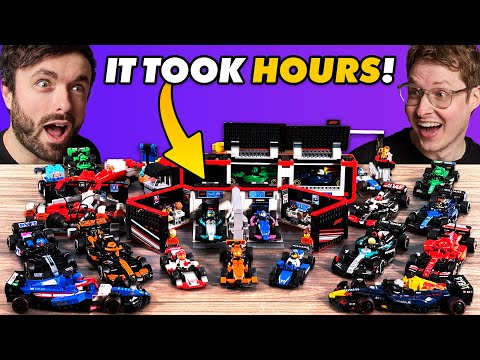 Видео: Мы собрали ВЕСЬ модельный ряд LEGO® F1® из 5248 деталей