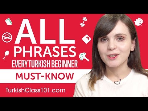 Видео: 85 фраз, которые должен знать каждый начинающий изучать турецкий язык
