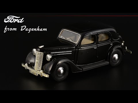 Видео: Большой британский Ford V8 Pilot 1949 • Matchbox DINKY Collection • Автомобили 1940-х • Масштаб 1:43