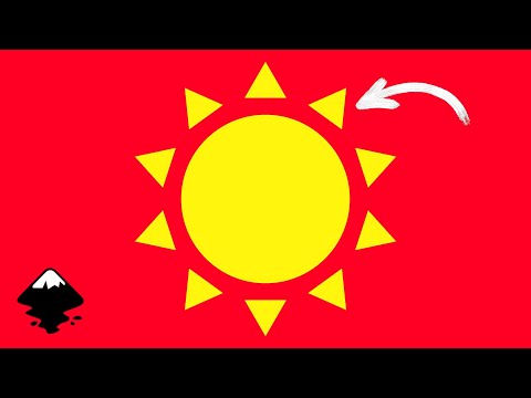 Видео: Простой способ дублировать объекты по кругу в Inkscape | Поворот копий LPE