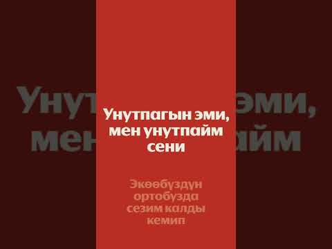 Видео: Унутпа-БЕГИШ& ULUKMANAPO караоке