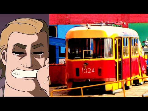 Видео: Московский трамвай До и После: (ч. 2)