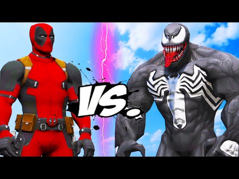 Видео: Дэдпул против яда - эпическая битва