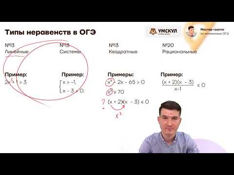 Видео: Неравенства №13 из ОГЭ. Линейные неравенства. Системы неравенств.