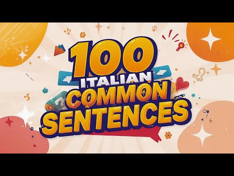 Видео: 🇮🇹 100 итальянских фраз, которые должен знать каждый новичок | Говорите по-итальянски уверенно