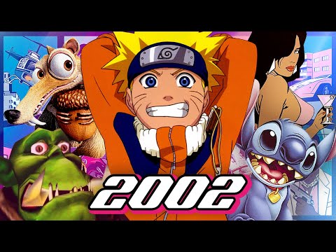 Видео: 2002 ГОД | Наруто, WarCraft 3, Vice City, Ледниковый Период, Лило и Стич | ПОПКУЛЬТ