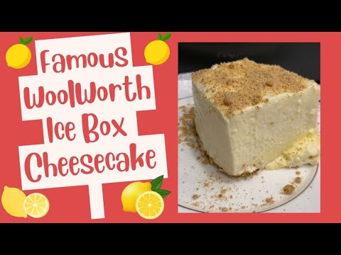 Видео: Знаменитый чизкейк Woolworth Ice Box — рецепт лёгкого и простого десерта