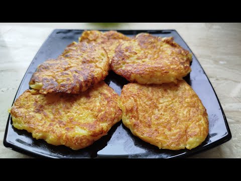 Видео: Кабачковые лепешки. Минимум калорий, максимум полезности.