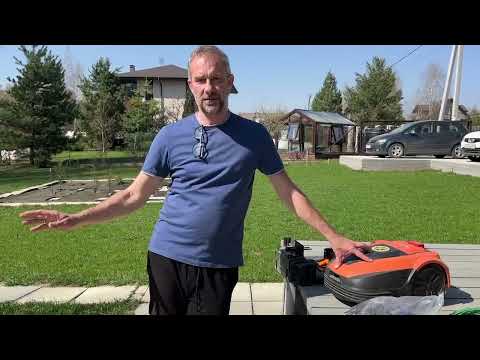 Видео: Робот - газонокосилка "Робокос" обзор