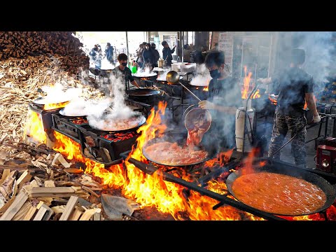 Видео: Видео о знаменитой корейской еде, люди стоят в очереди!