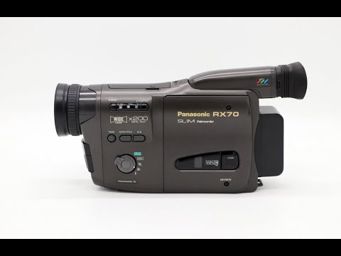 Видео: Обзор на видеокамеру Panasonic RX-70, VHS-C