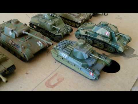 Видео: Покраска модели Ferdinand 1:100 от Звезды часть 1