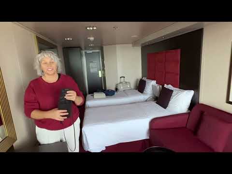 Видео: 🔴 ПОСАДКА на белый ПАРОХОД 🔴 ОБЗОР корабля и каюты с балконом MSC Transatlantic cruise 20.10. 2025