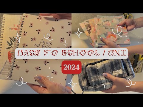 Видео: Back to school / uni 2024 | обзор канцелярии на 5 курс