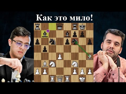 Видео: Ниджат Абасов  - Ян Непомнящий 🏆 Турнир претендентов 2024 ♟ Шахматы