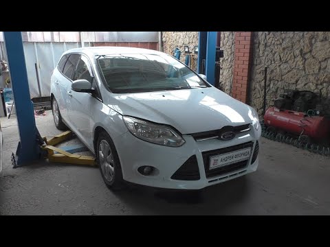 Видео: Замена рулевой тяги с левой стороны на Ford Focus 3 1,6 Форд Фокус 2013 года