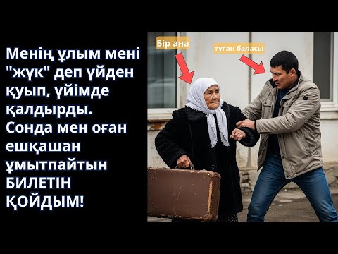 Видео: Ұлым мені "жүк" деп қуып, үйімде қалдырды. Ешқашан ұмытпайтын ЖАЗАСЫН бердім! аудио әңгіме