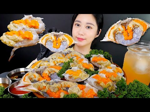 Видео: МУКБАНГ Так Свежо! Сырой Краб!🧡 Сашими Из Крабов | Real Sound MUKBANG | АСМР | EATING SOUND