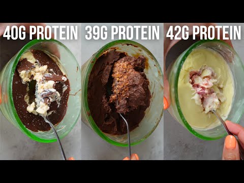 Видео: 8 рецептов ночных овсяных хлопьев с высоким содержанием белка и низким содержанием калорий | 40 г...