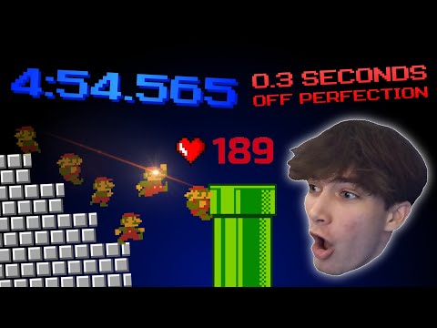 Видео: Super Mario Bros. Любой% Speedrun за 4:54.565 *FWR*