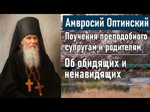 Видео: Об обидящих и ненавидящих / Поучения преподобного Амвросия Оптинского супругам и родителям