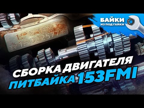 Видео: Сборка двигателя питбайка 153FMI