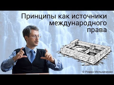 Видео: Принципы как источники международного права