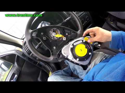 Видео: Замена накладки на руле авто, на примере Опель